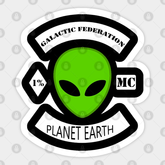 galactic federation motorcycle club Sticker by oryan80